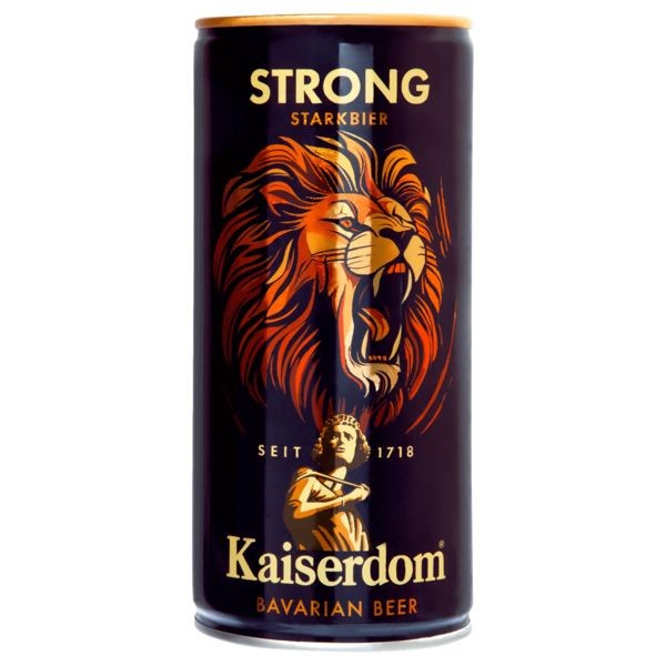 12 x 1L Kaiserdom Doppelbock fuerte 8,5% vol. Cerveza fuerte de Baviera en lata de 1 litro