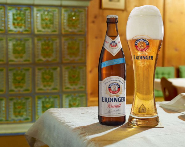 20 x Erdinger cerveza de trigo cristalina 0,5L caja original 5,3% vol de cerveza blanca