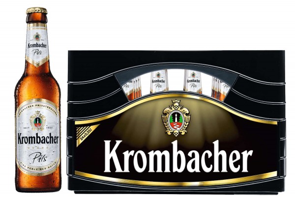 24 x Krombacher Pils 0,33L 4,8% vol.Original box